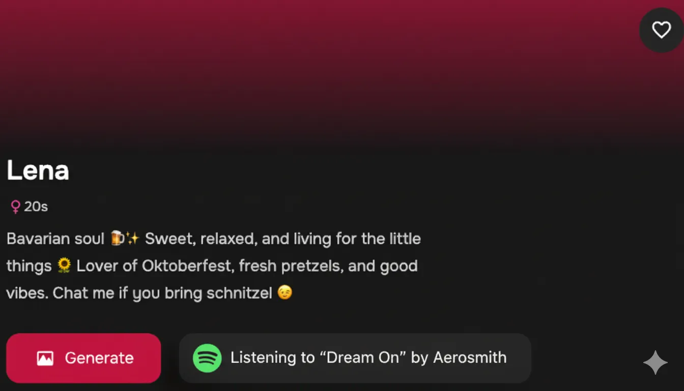 In-chat ad based on user interaction.